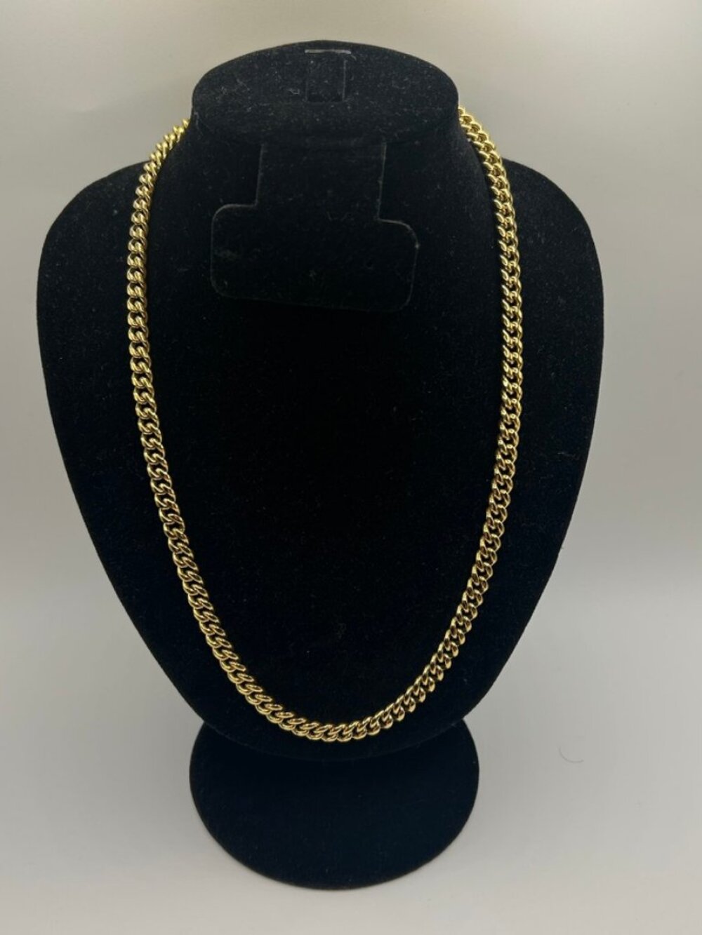 Mens Miami Cuban Link Chain Real Gold 26 Inch Plated 6mm Box Clasp Waterproof